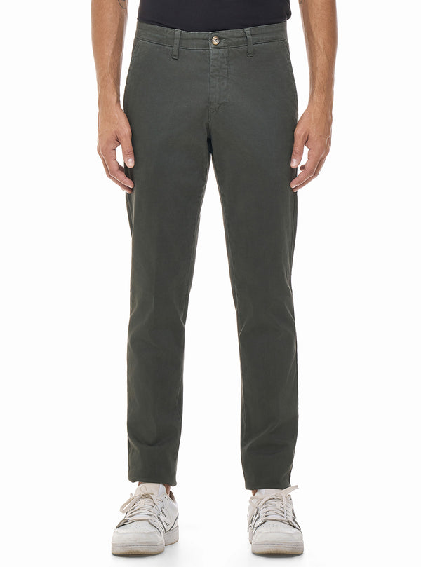 COTTON GABARDINE CHINO PANTS