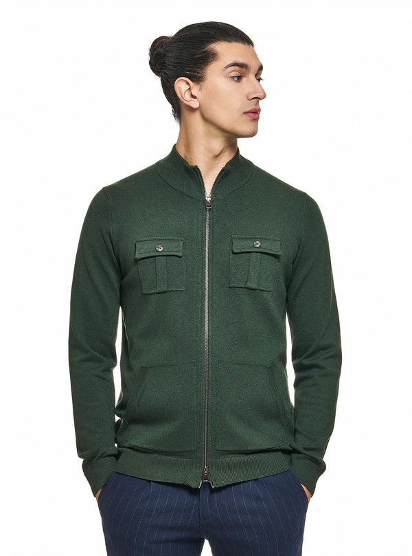 JACKET WITH ZIP AND 4 POCKETS