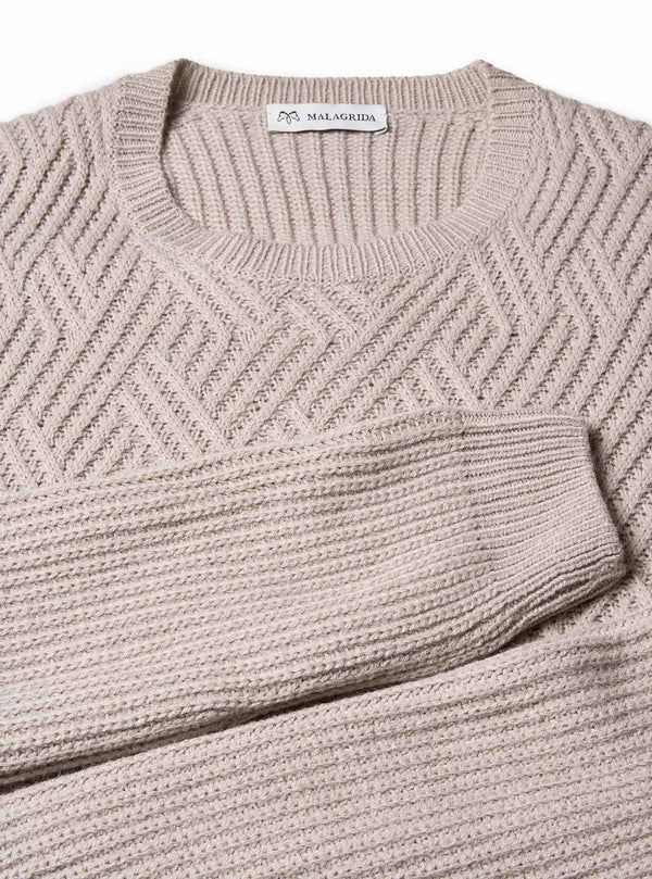 INTERWOVEN RIBBED NECKLACE