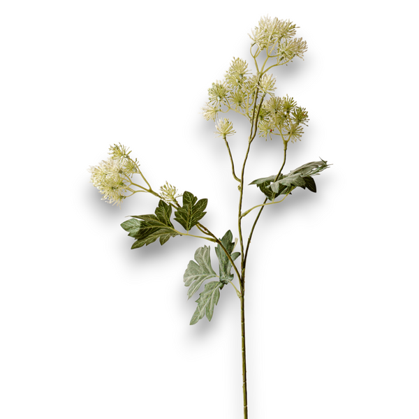 Indore Silva - Orlaya - Green - artificial branch - silk