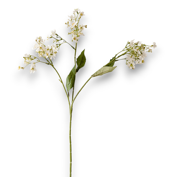 Indore Silva - Gypsophila - White - artificial branch - silk