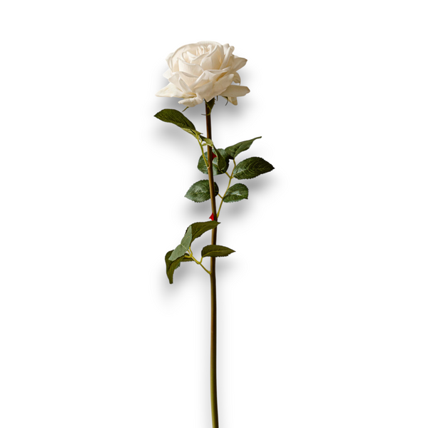 Indore Silva - Rose - white - artificial branch - silk