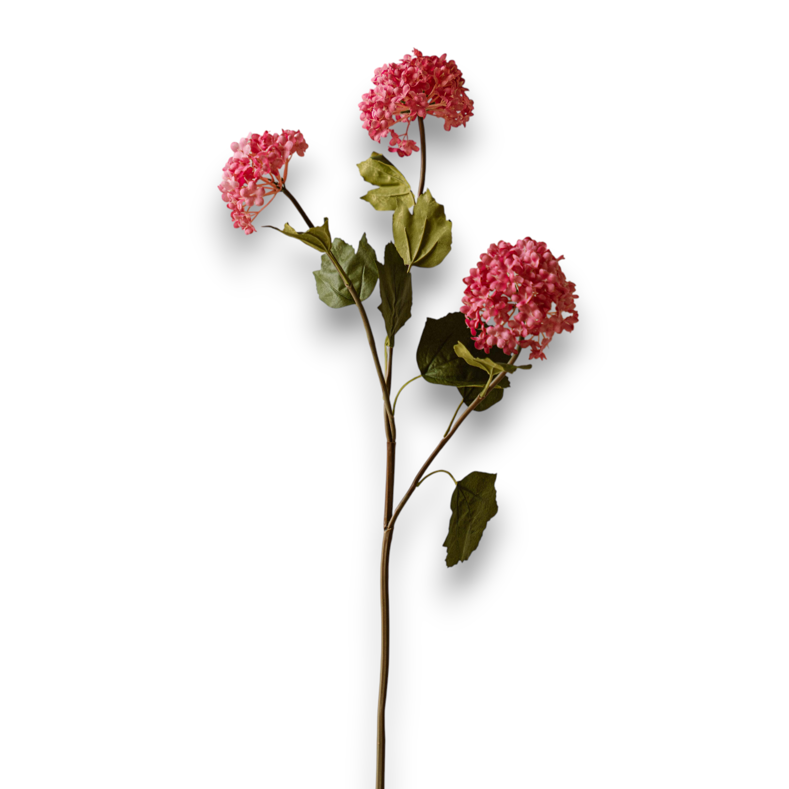 Indore Silva - Pink Viburnum - artificial branch - silk