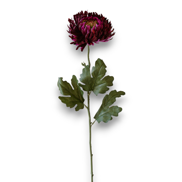 Indore Silva - Chrysanthemum - Purple - artificial branch - silk