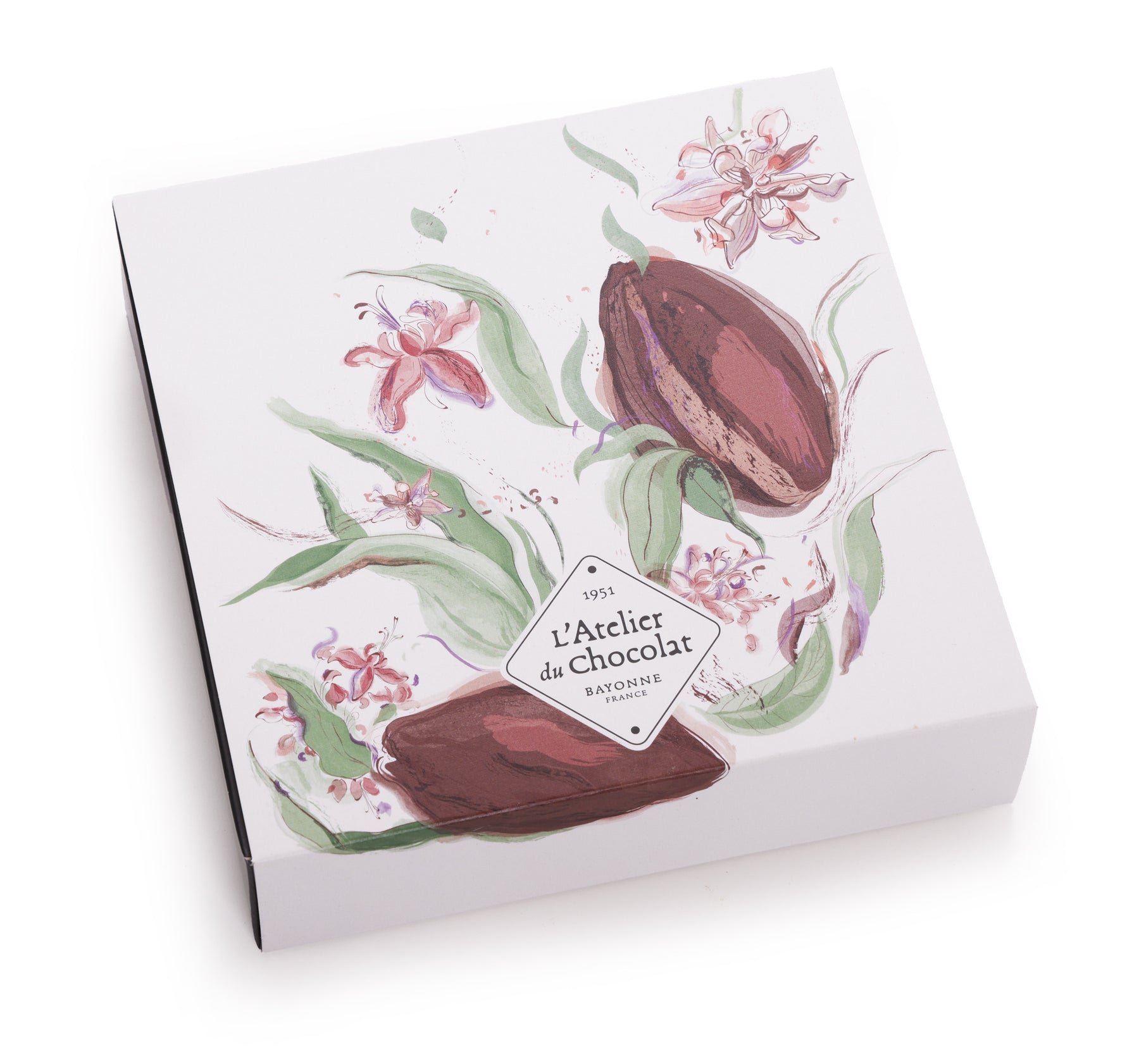 ILBARRITZ DONKER MELK CHOCOLADE DOOS BEDANKT MELK