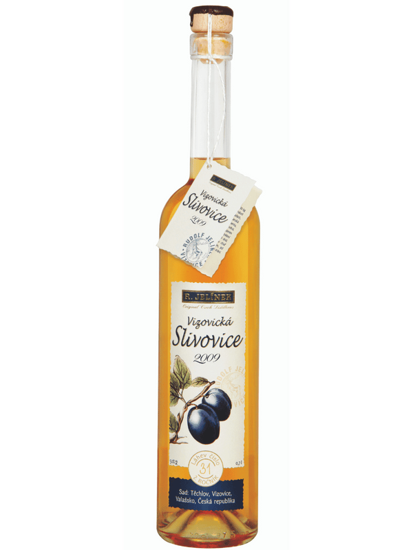 R. JELÍNEK Vizovická slivovice 2009 50% 0,7l (HOLÁ LÁHEV)