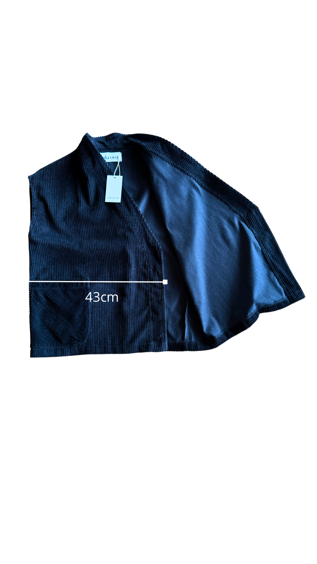 Corduroy Vest Petrol