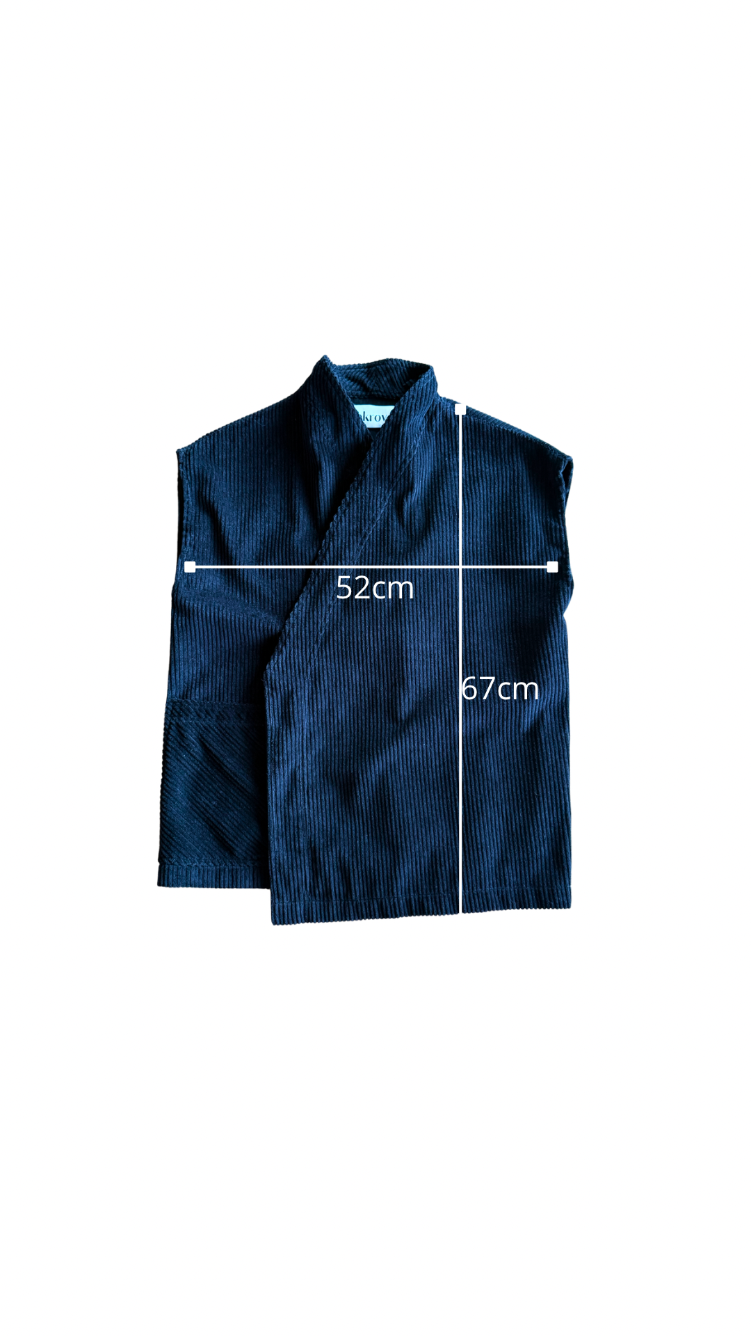 Corduroy Vest Petrol