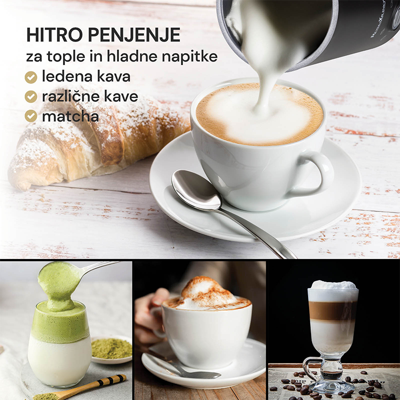 Coffee Set Ciao + Milk Frother Rosmarino Vitalia