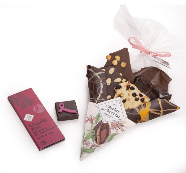 Composizione Regalo Bouquet Gourmet · Cioccolatini Rosa di Ottobre