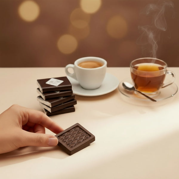 Dark chocolate Neapolitans