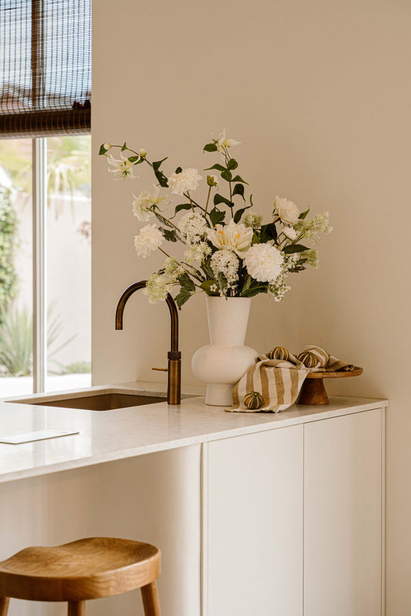 Silk bouquet - White