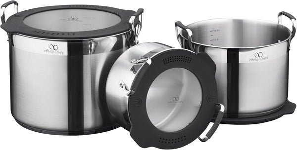INFINITY CHEFS RATIO - SPACE-SAVING COOKWARE SET
