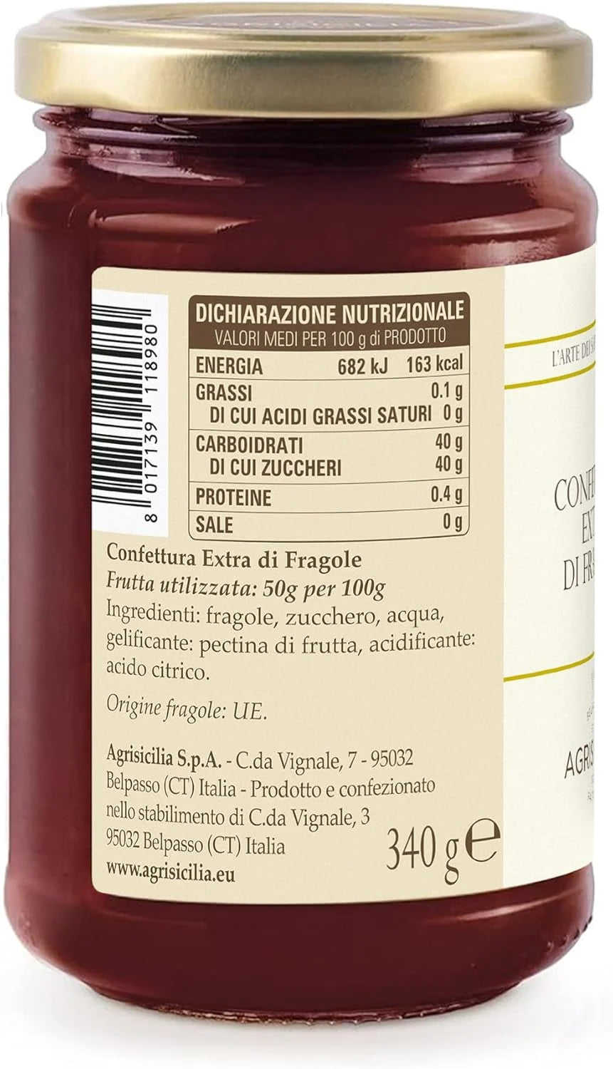 Agrisicilia Extra Strawberry Jam