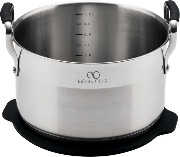 INFINITY CHEFS RATIO - SPACE-SAVING COOKWARE SET