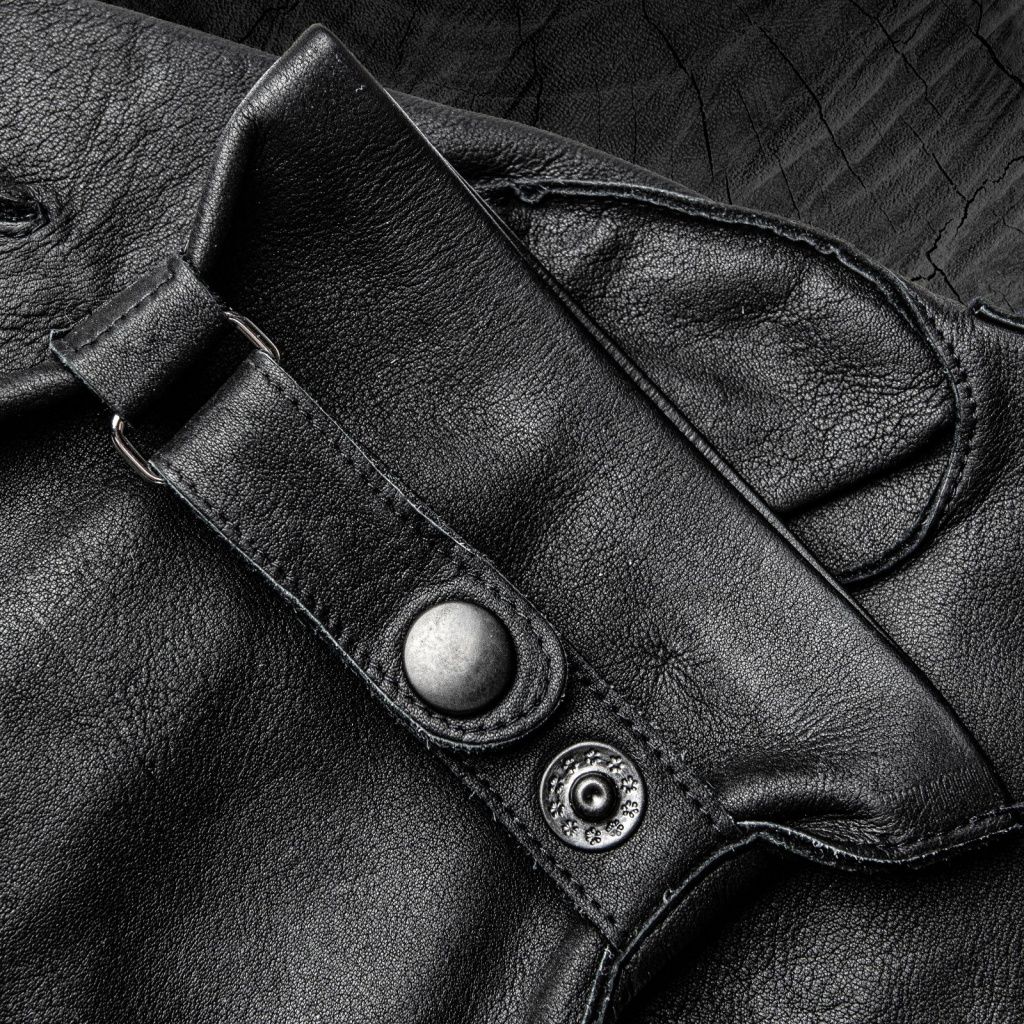 Men's Gloves for Scooter and City Use Made of Calfskin