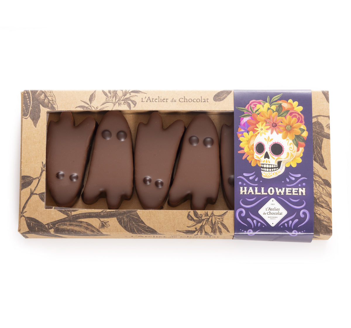 Fantasmagóricos de Chocolate con Fresa y Malvavisco para Halloween