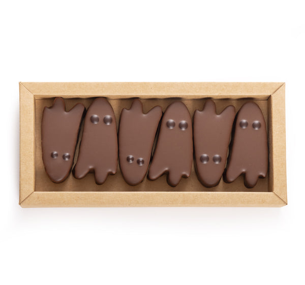 Fantasmagóricos de Chocolate con Fresa y Malvavisco para Halloween