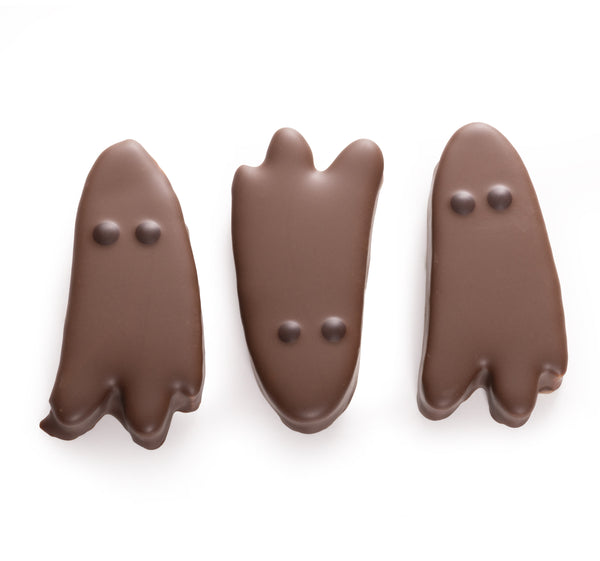 Fantasmagóricos de Chocolate con Fresa y Malvavisco para Halloween