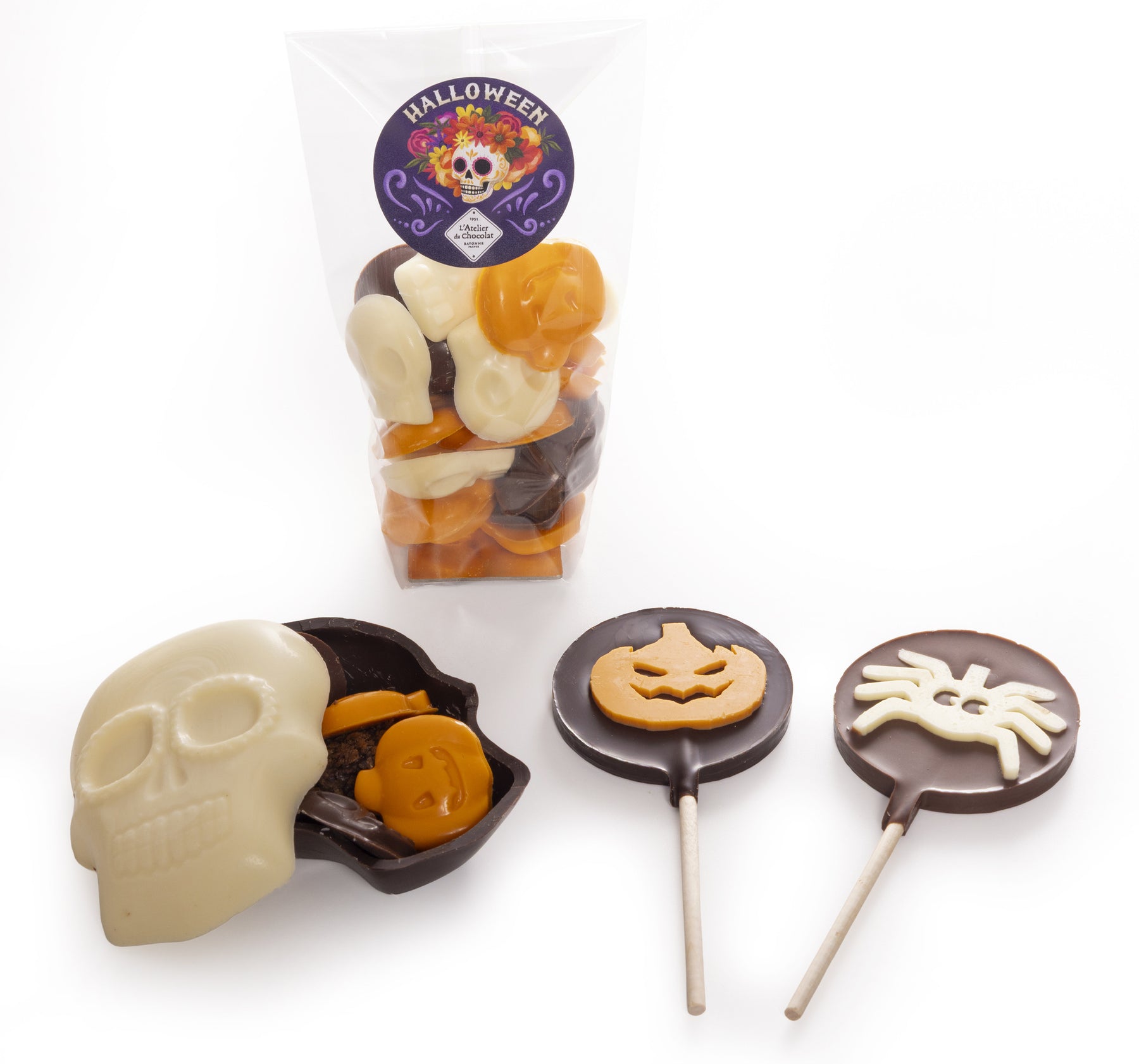 CALACA CACAO SAMENSTELLING - HALLOWEEN CHOCOLADES