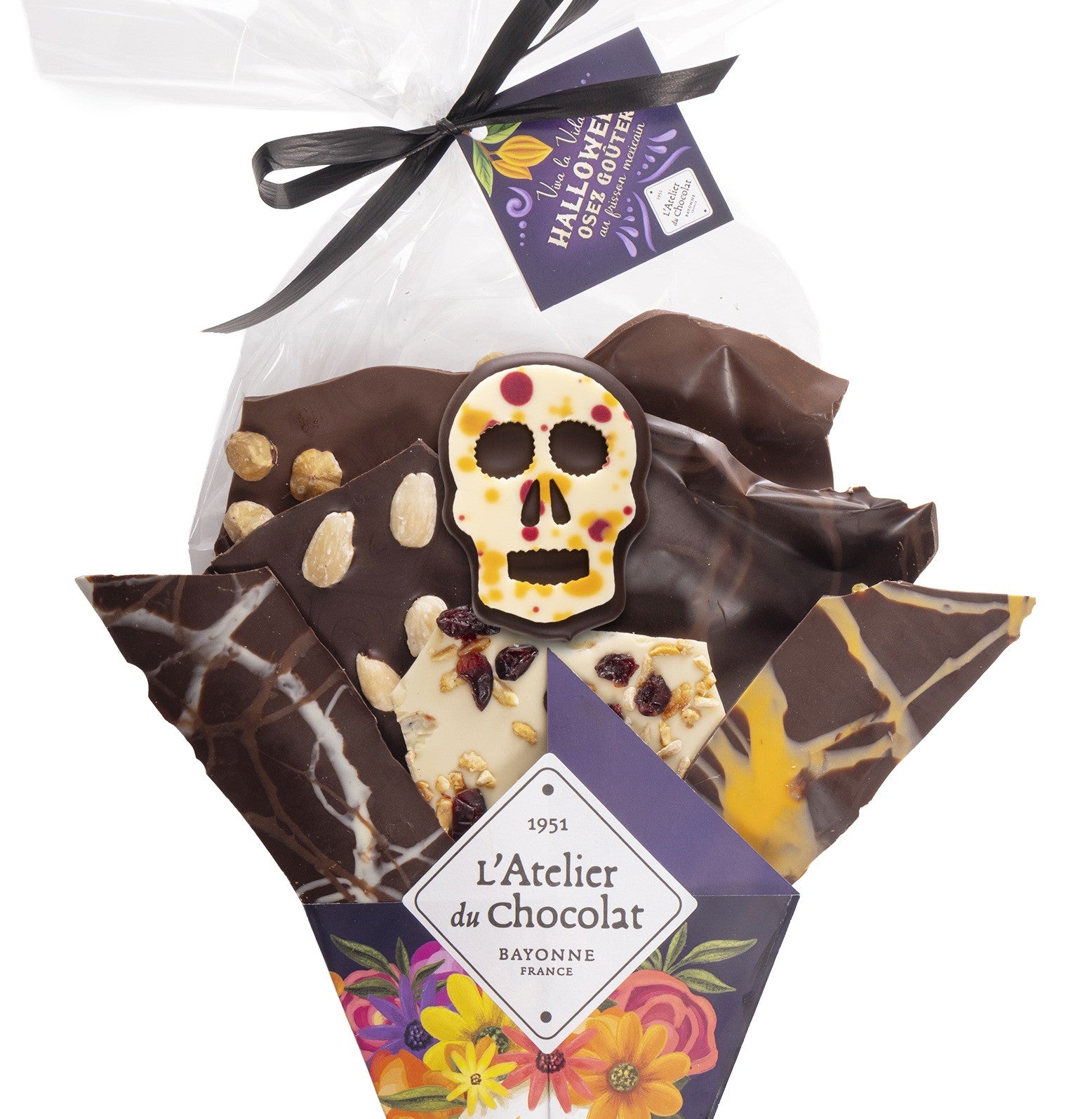 HALLOWEEN CHOCOLATES DAY OF THE DEAD COMPOSITION