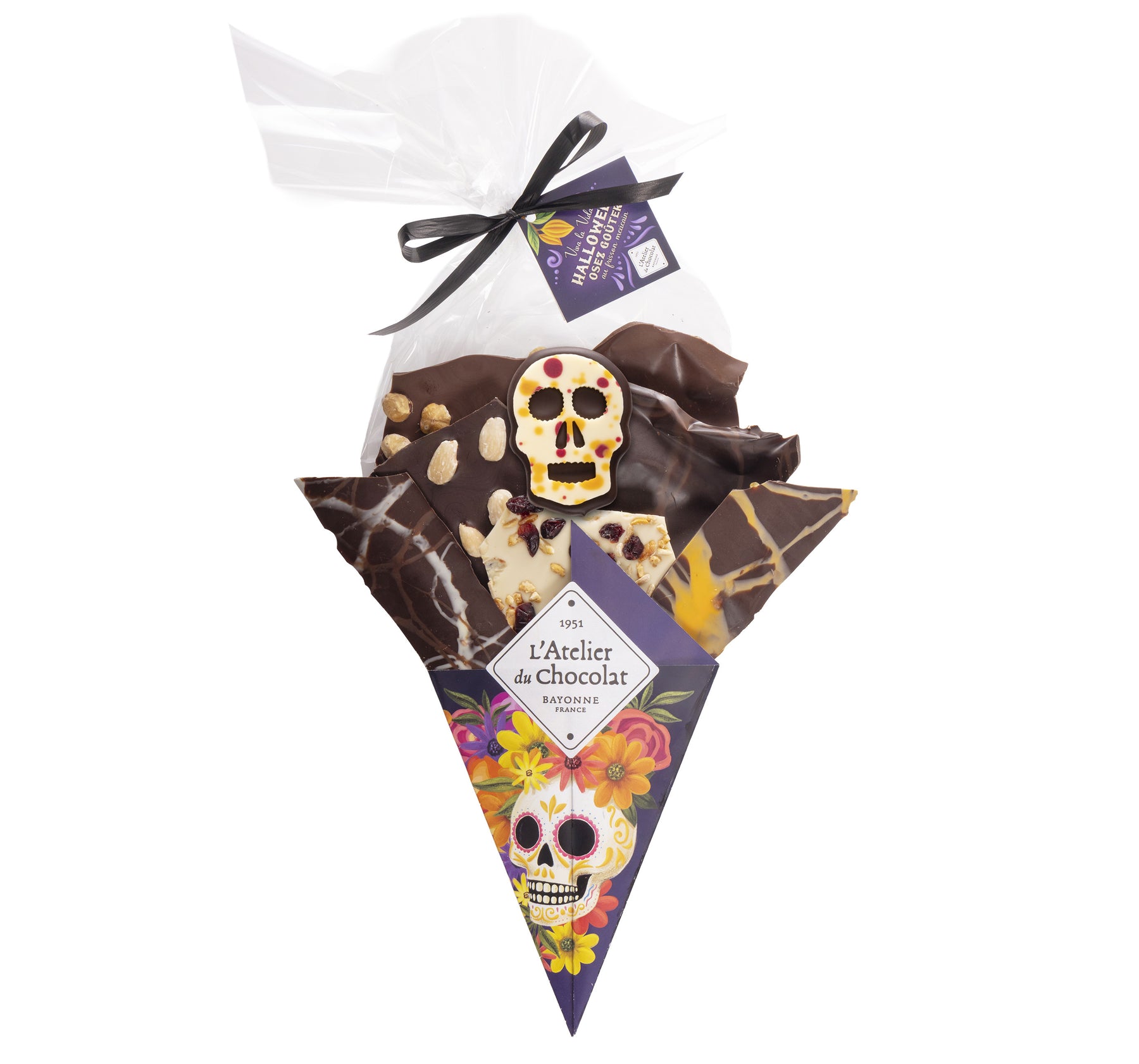 HALLOWEEN CHOCOLATES DAY OF THE DEAD COMPOSITION