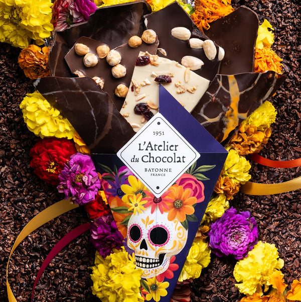 HALLOWEEN CHOCOLATES DAY OF THE DEAD COMPOSITION