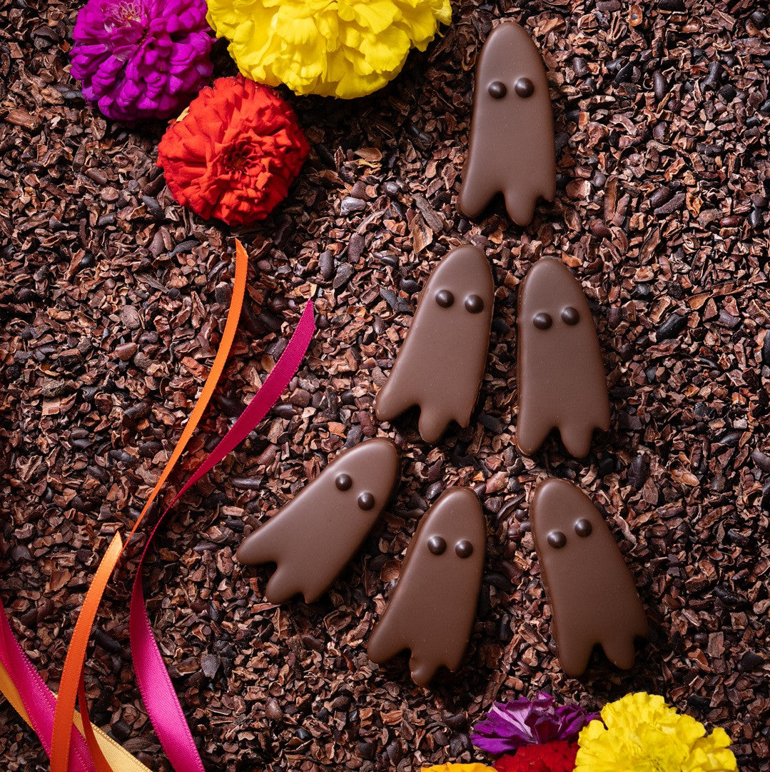 HALLOWEEN CHOCOLATES DAY OF THE DEAD COMPOSITION