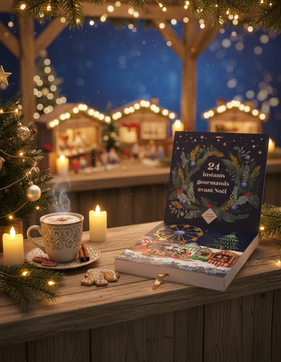 CALENDARIO D'AVVENTO DI CIOCCOLATO NATALIZIO