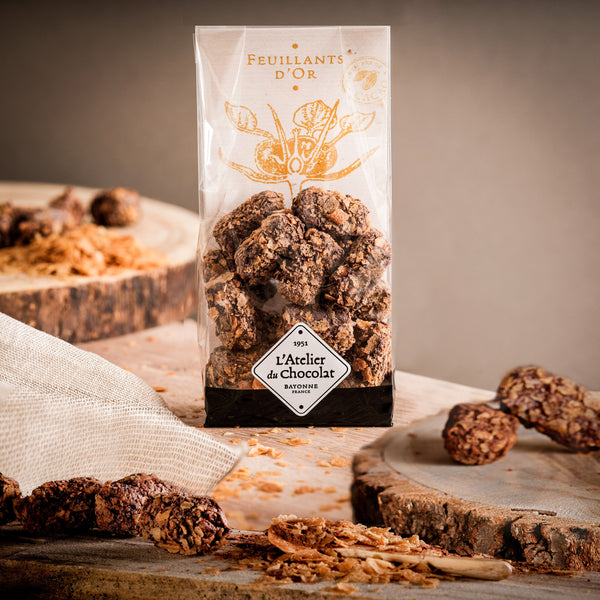Crepe di cioccolato al pralinato Feuillants d'Or