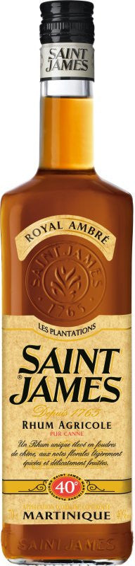 Saint James Royal Ambre 40% 1l (EMPTY BOTTLE)