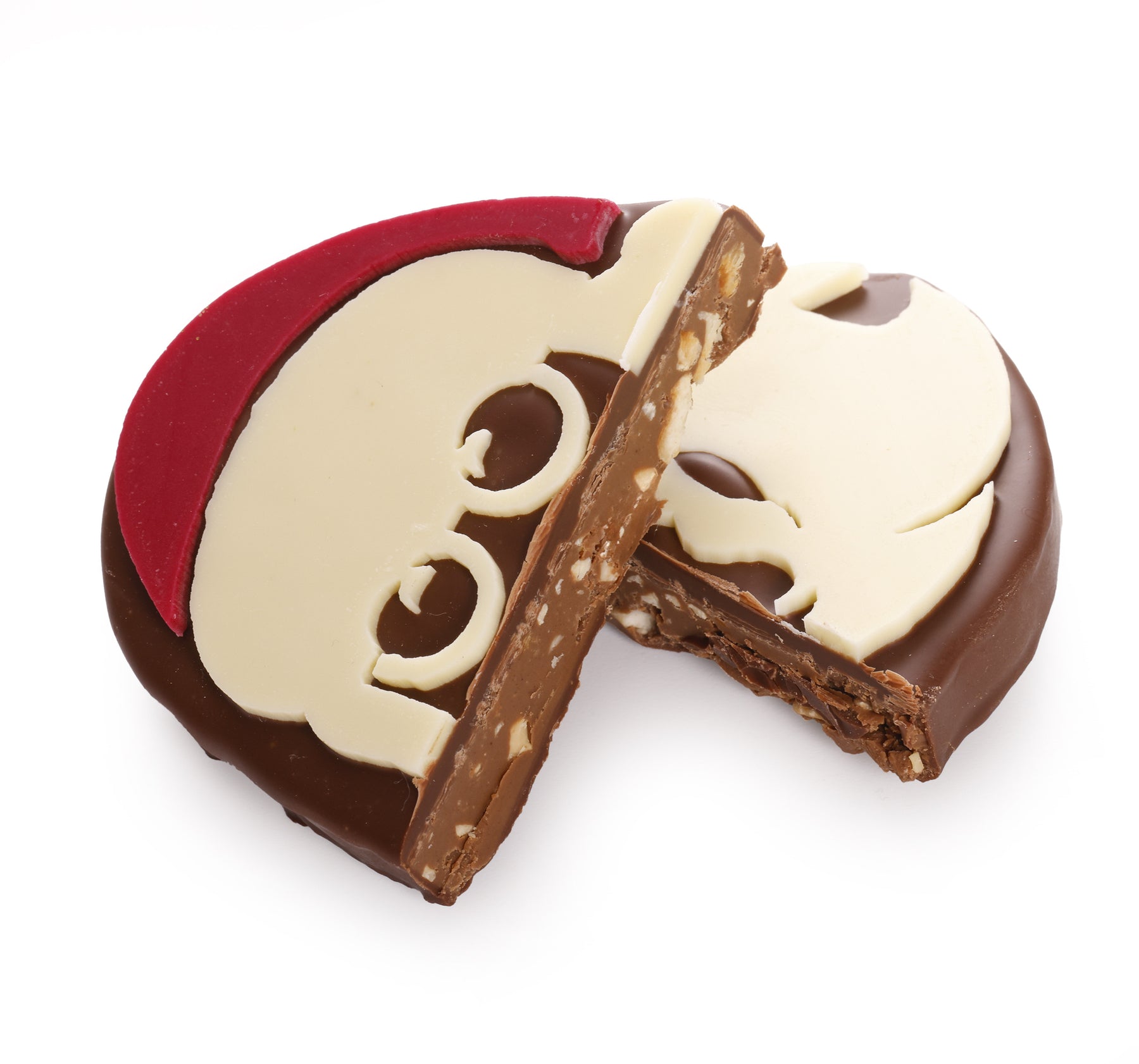 SANTA CLAUS GIANDUJA HAZELNUTS MILK CHOCOLATE CHRISTMAS