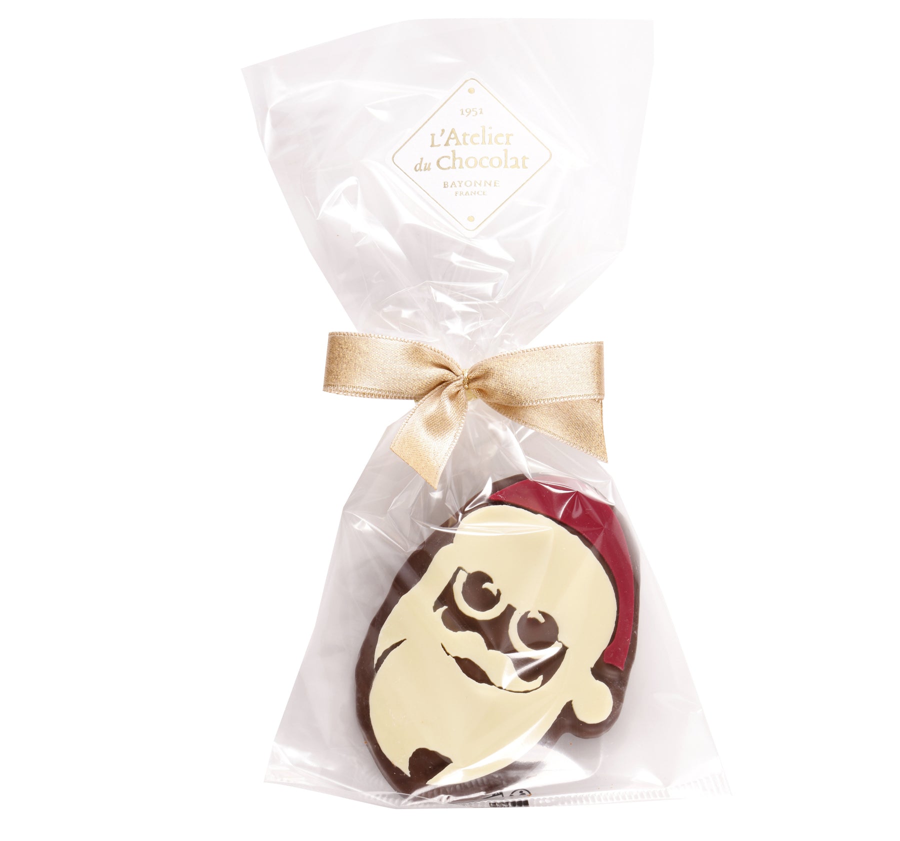 SANTA CLAUS GIANDUJA HAZELNUTS MILK CHOCOLATE CHRISTMAS
