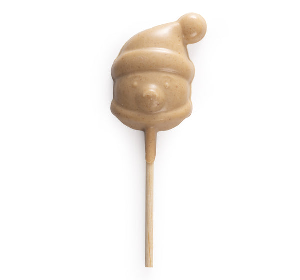 White Chocolate Praline Lollipop Bear
