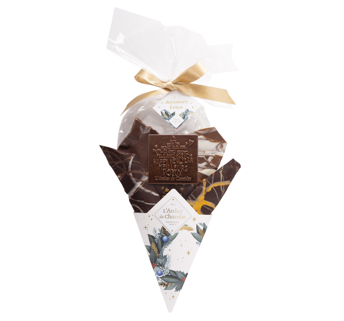 Chocolate Bouquet and Its Mini Square Best Wishes
