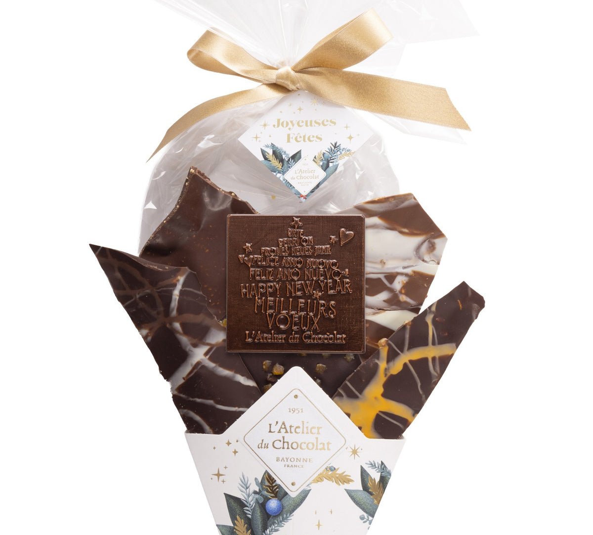 Chocolate Bouquet and Its Mini Square Best Wishes