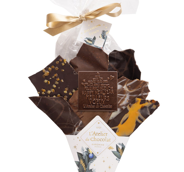 Chocolate Bouquet and Its Mini Square Best Wishes