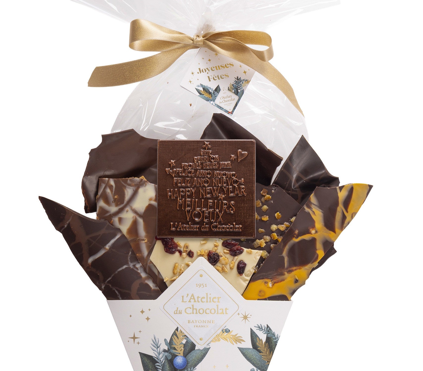Chocolate Bouquet and Its Mini Square Best Wishes
