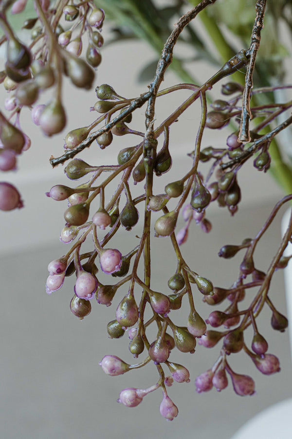 Indore Silva - Bessentak - Blue - artificial branch - silk