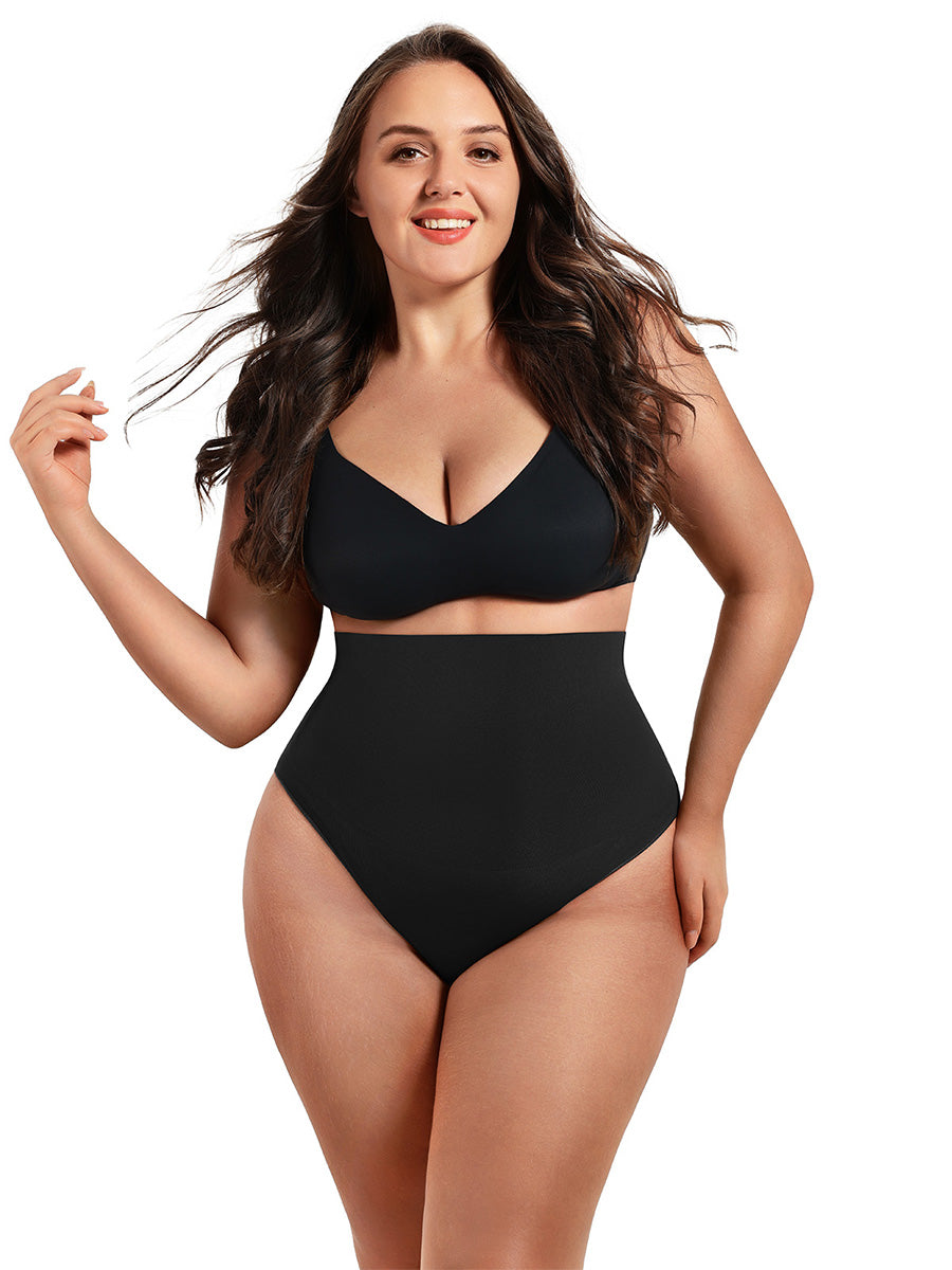Shaping panties for everyday wear, classic cut, BLACK size other: 3XL/4XL