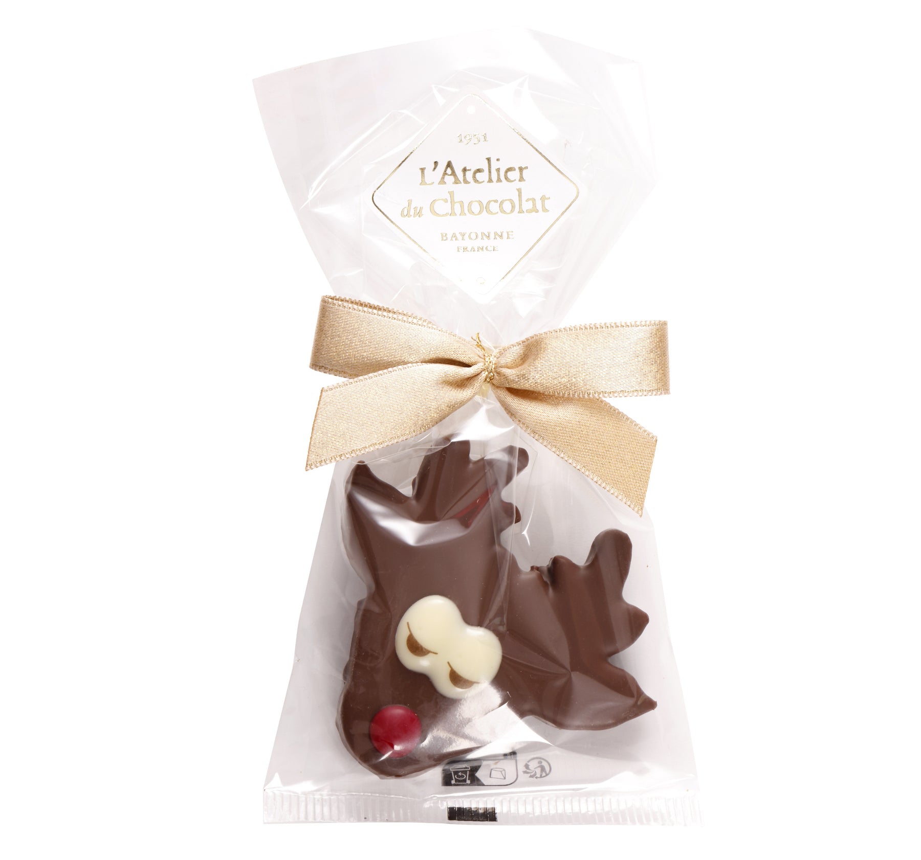 CHOCOLATE PRALINE FLAKY REINDEER