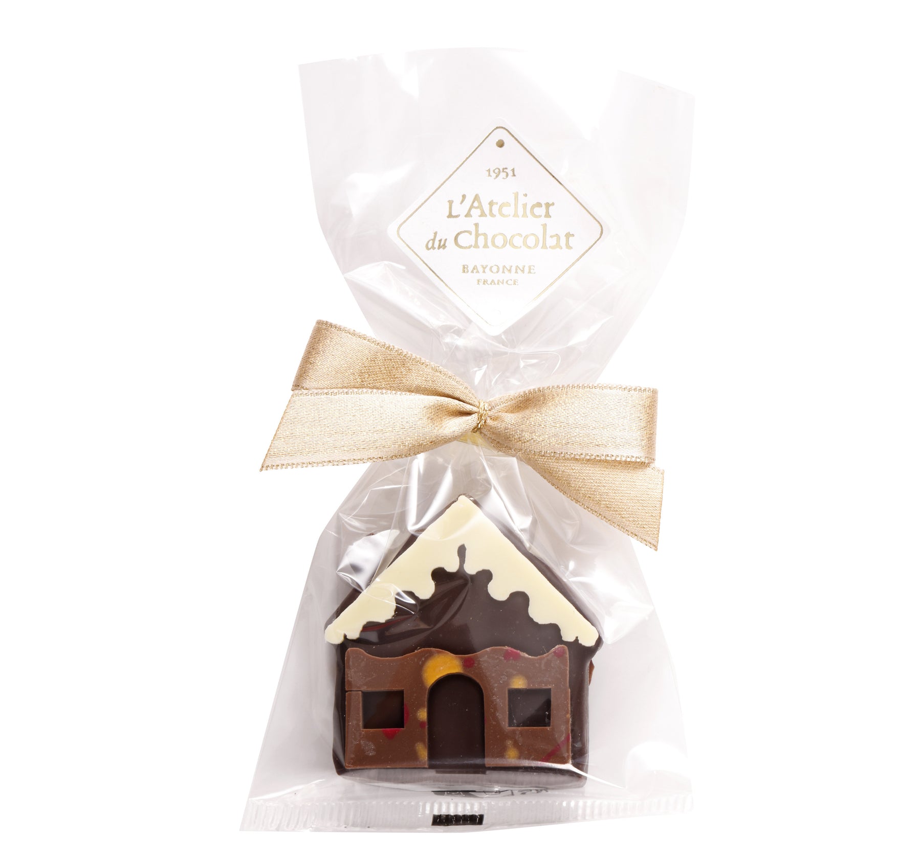 DARK CHOCOLATE PRALINE ROCK CHRISTMAS CHALET