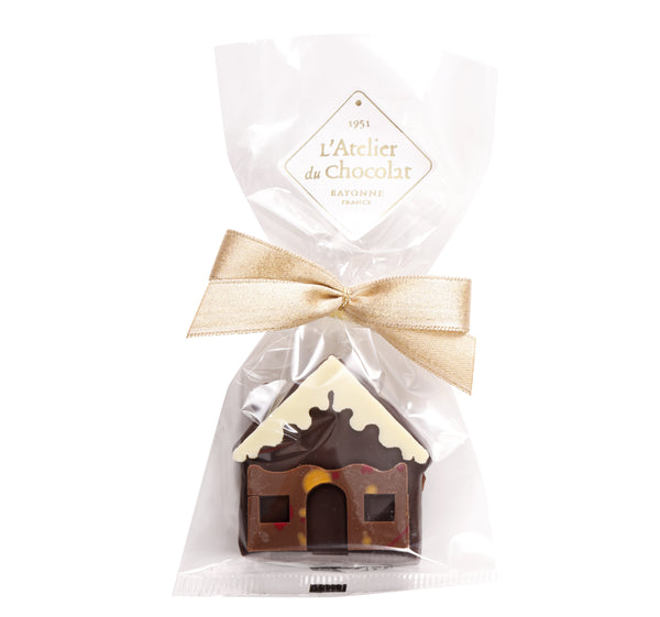DARK CHOCOLATE PRALINE ROCK CHRISTMAS CHALET