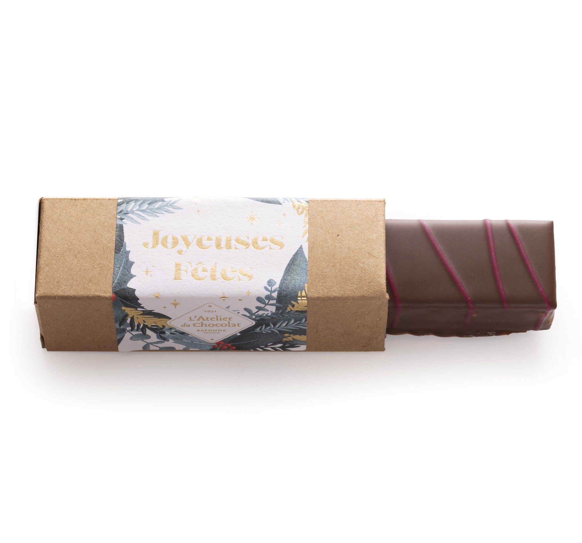 THREE-LAYER BISCUIT VANILLA MARSHMALLOW RASPBERRY FRUIT PASTE DARK CHOCOLATE