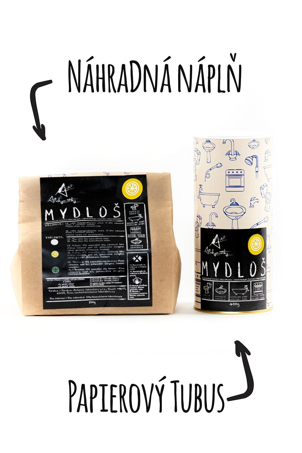 Mydloš - lemon - refill - 500g/800g