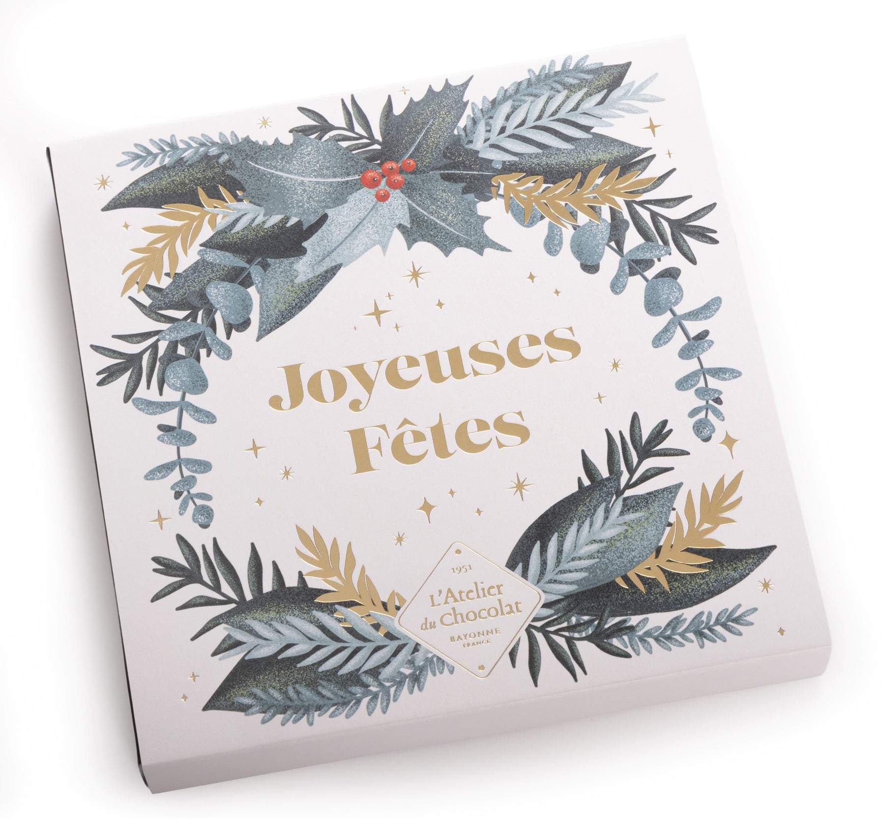 BOÎTE DE CHOCOLAT NOIR EXTRA JOYEUSES FÊTES