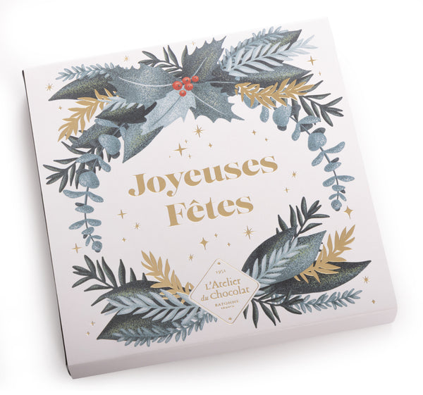 BOÎTE DE CHOCOLAT NOIR EXTRA JOYEUSES FÊTES