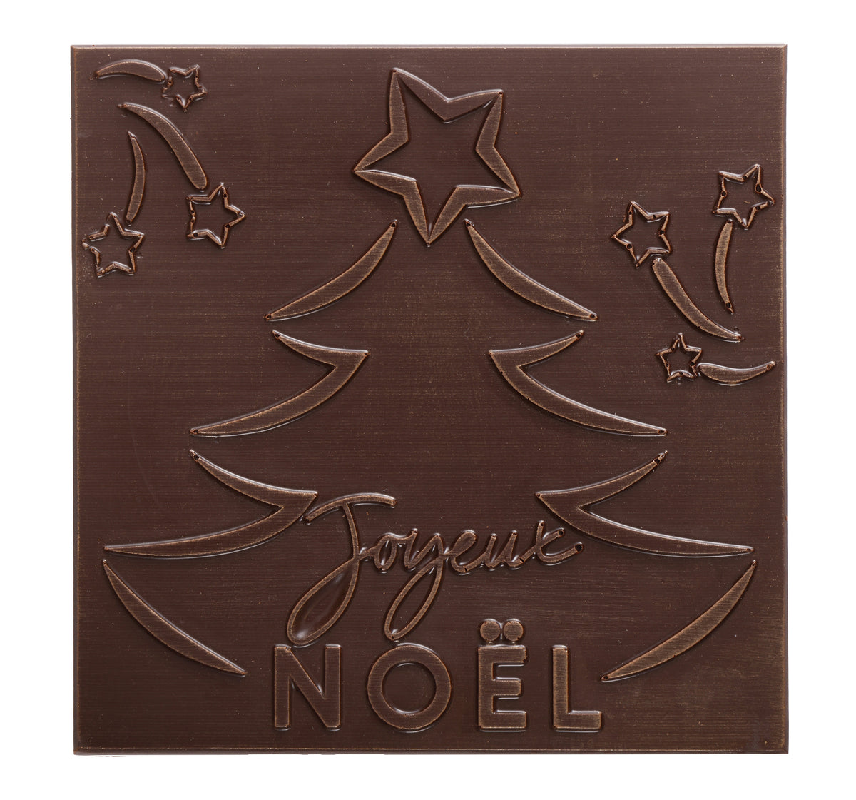 Ilbarritz Extra Dark Chocolate Box and Its Joyful Black Christmas Square
