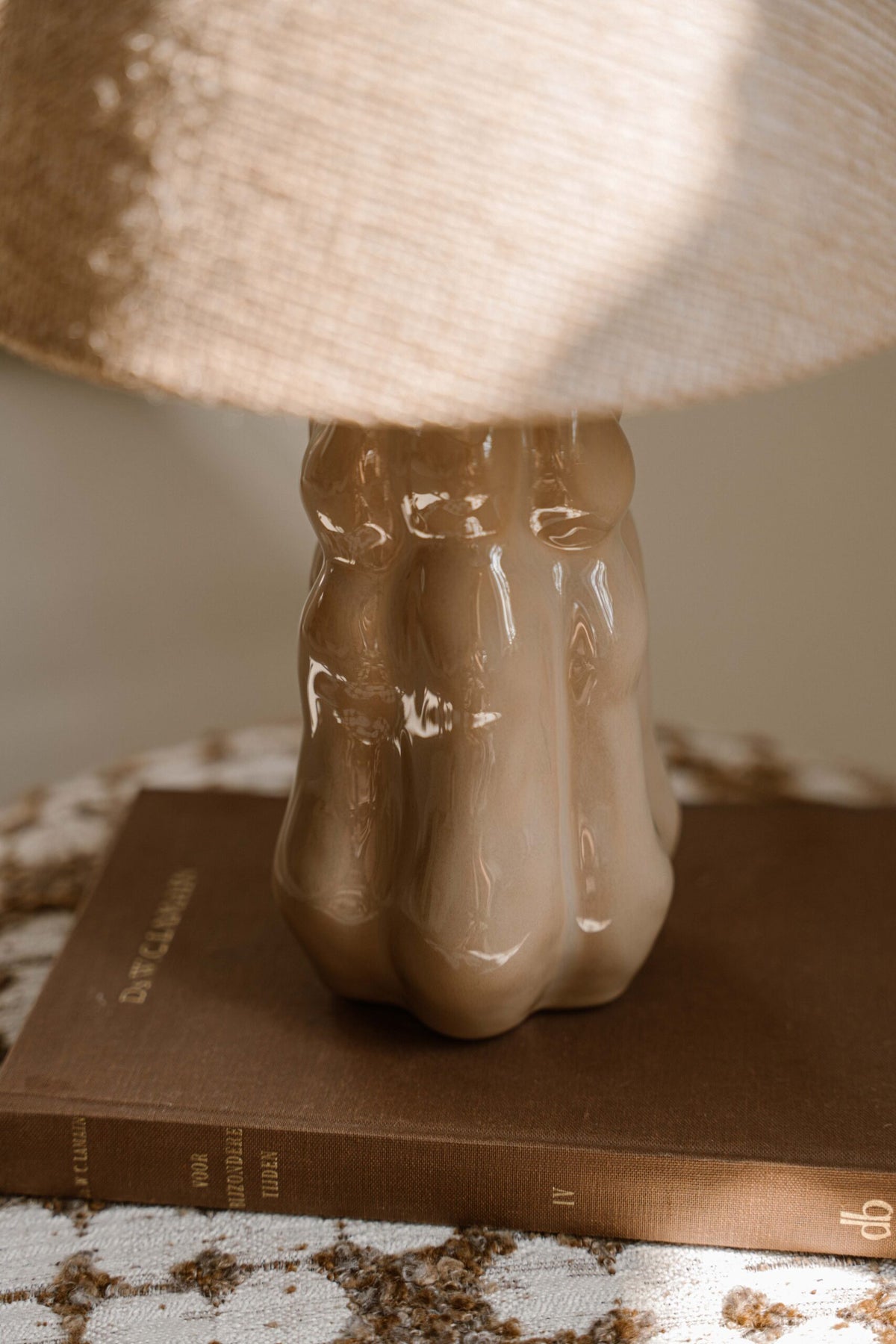 Indore Home - Verde - S - Table Lamp - Beige