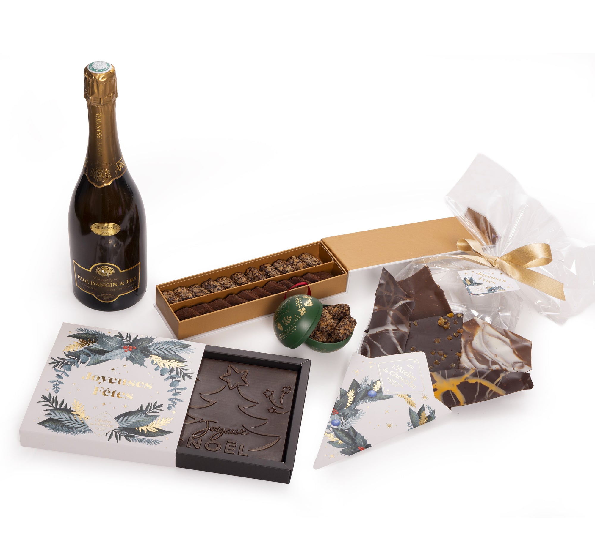 Scatola Regalo di Cioccolato di Natale · Tradizioni Gourmet